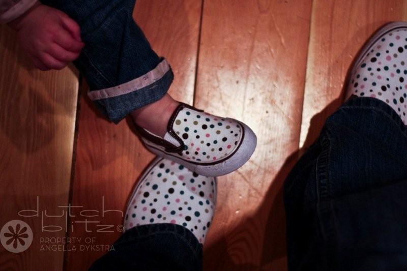 Matching shoes! Matching shoes!