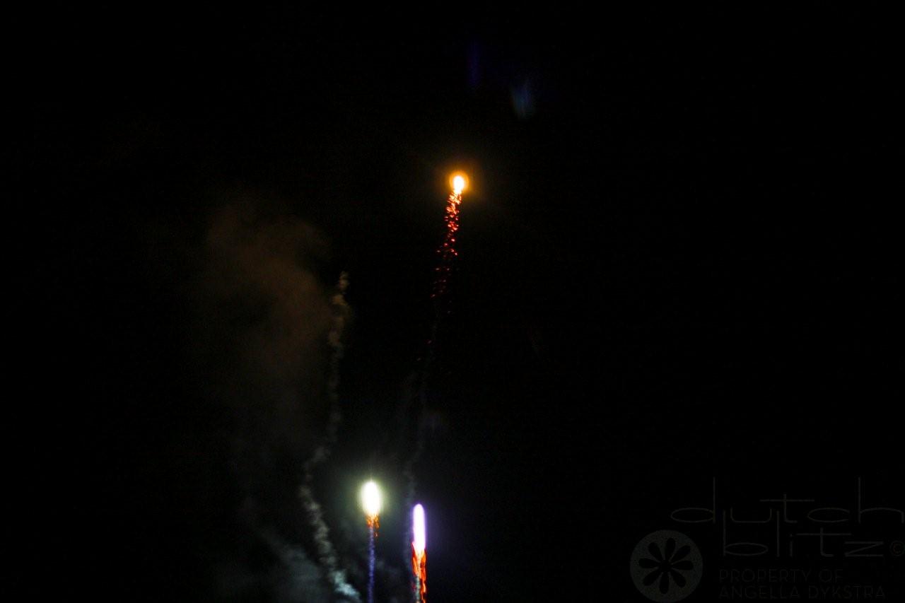 Three flares Three flares