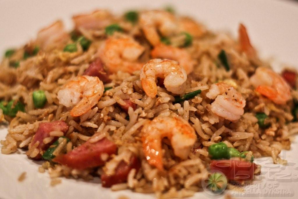 Salt and Pepper Shrimp with Thai Fried Rice