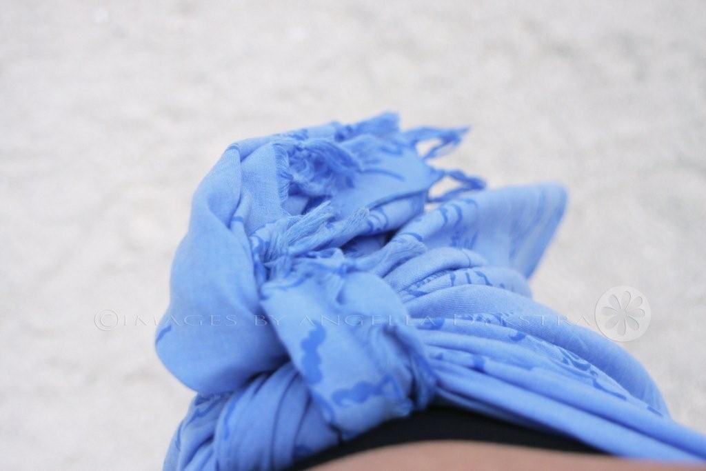 Blue sarong