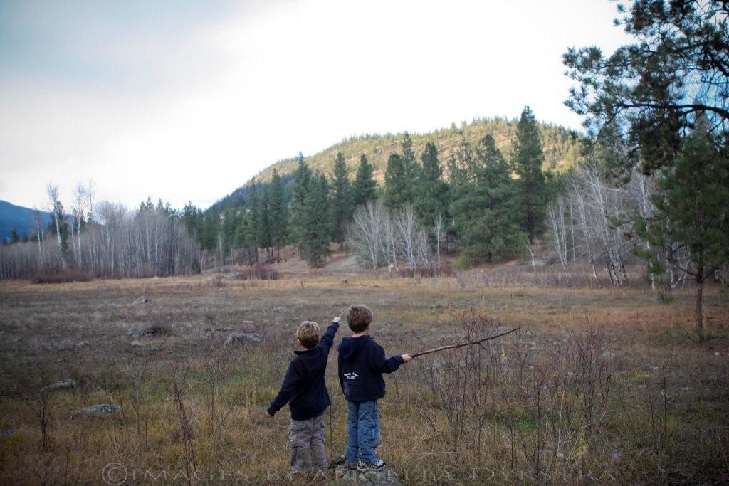 Dudes and sticks