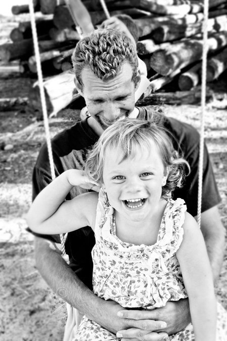 With Daddy