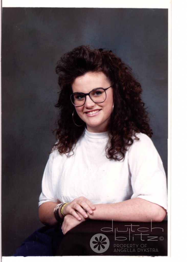This is me in grade nine, baby
