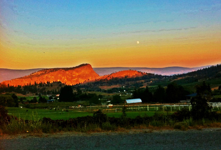 Moon over Prairie Valley