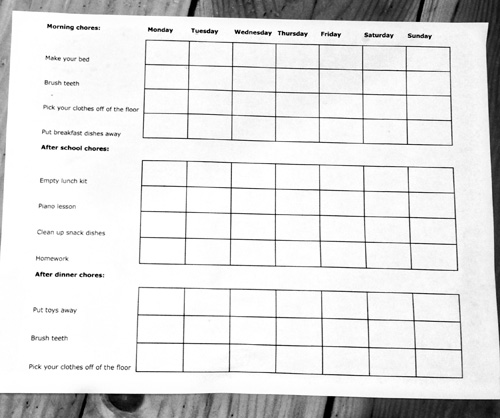 Chore Chart